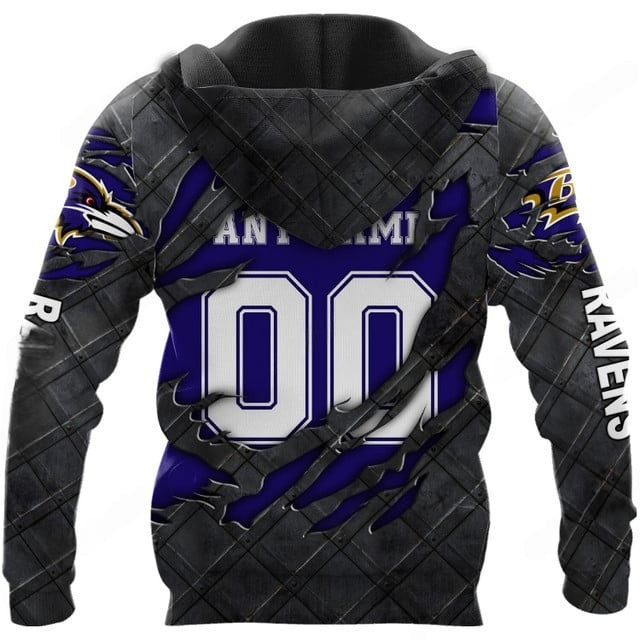 LIMITED EDITION - NEW CUSTOMIZED NFL28 BTR BALTIMORE RAVENS UNISEX T-SHIRT, POLO, HOODIE & JACKETS