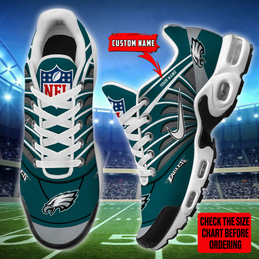 [SPECIAL OFFER] NEW CUSTOMIZED NFL02 PPE PHILADELPHIA EAGLES AIR MAX PLUS SNEAKERS