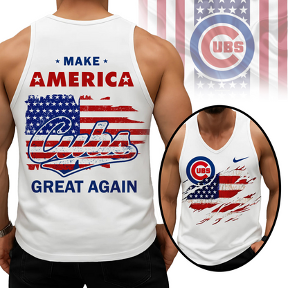 LIMITED EDITION - NEW CUSTOMIZED MLB04 CCS CHICAGO CUBS UNISEX TANK TOP