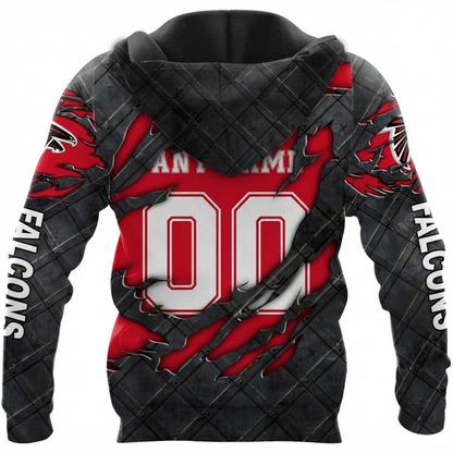 LIMITED EDITION - NEW CUSTOMIZED NFL18 ATF ATLANTA FALCONS UNISEX T-SHIRT, POLO, HOODIE & JACKETS