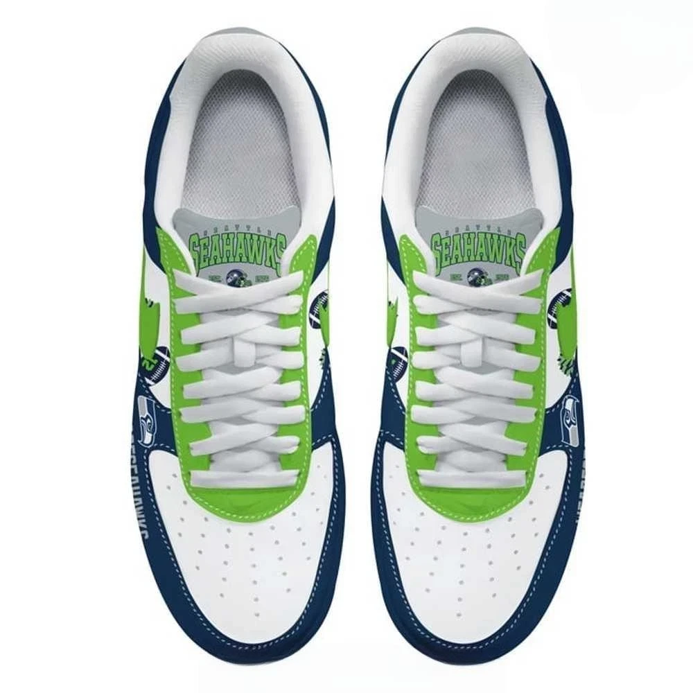 LIMITED EDITION - NEW CUSTOMIZED NFL06 SSH SEATTLE SEAHAWKS AF1 SNEAKERS