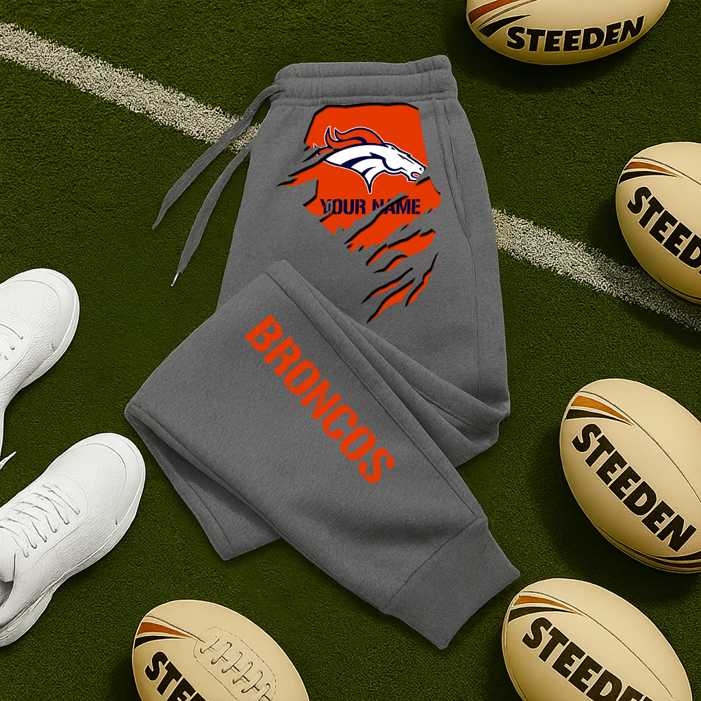 LIMITED EDITION - NEW PERSONALIZED NFL13 DVB DENVER BRONCOS JOGGERS