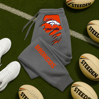 LIMITED EDITION - NEW PERSONALIZED NFL13 DVB DENVER BRONCOS JOGGERS