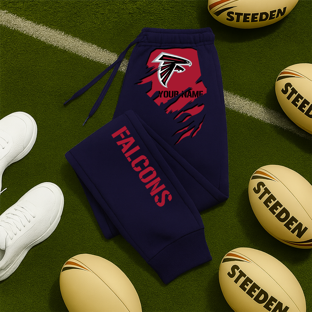 LIMITED EDITION - NEW PERSONALIZED NFL18 ATF ATLANTA FALCONS JOGGERS