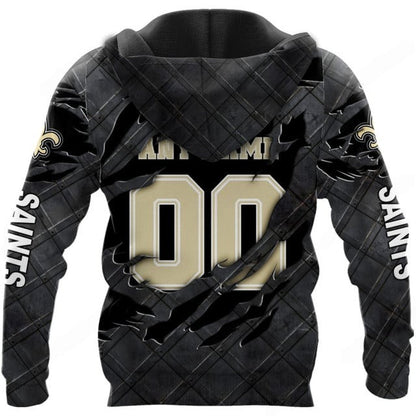 LIMITED EDITION - NEW CUSTOMIZED NFL24 NOS NEW ORLEANS SAINTS UNISEX T-SHIRT, POLO, HOODIE & JACKETS