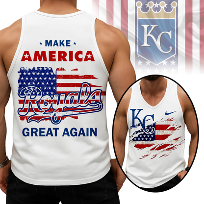LIMITED EDITION - NEW CUSTOMIZED MLB19 KCR KANSAS CITY ROYALS UNISEX TANK TOP