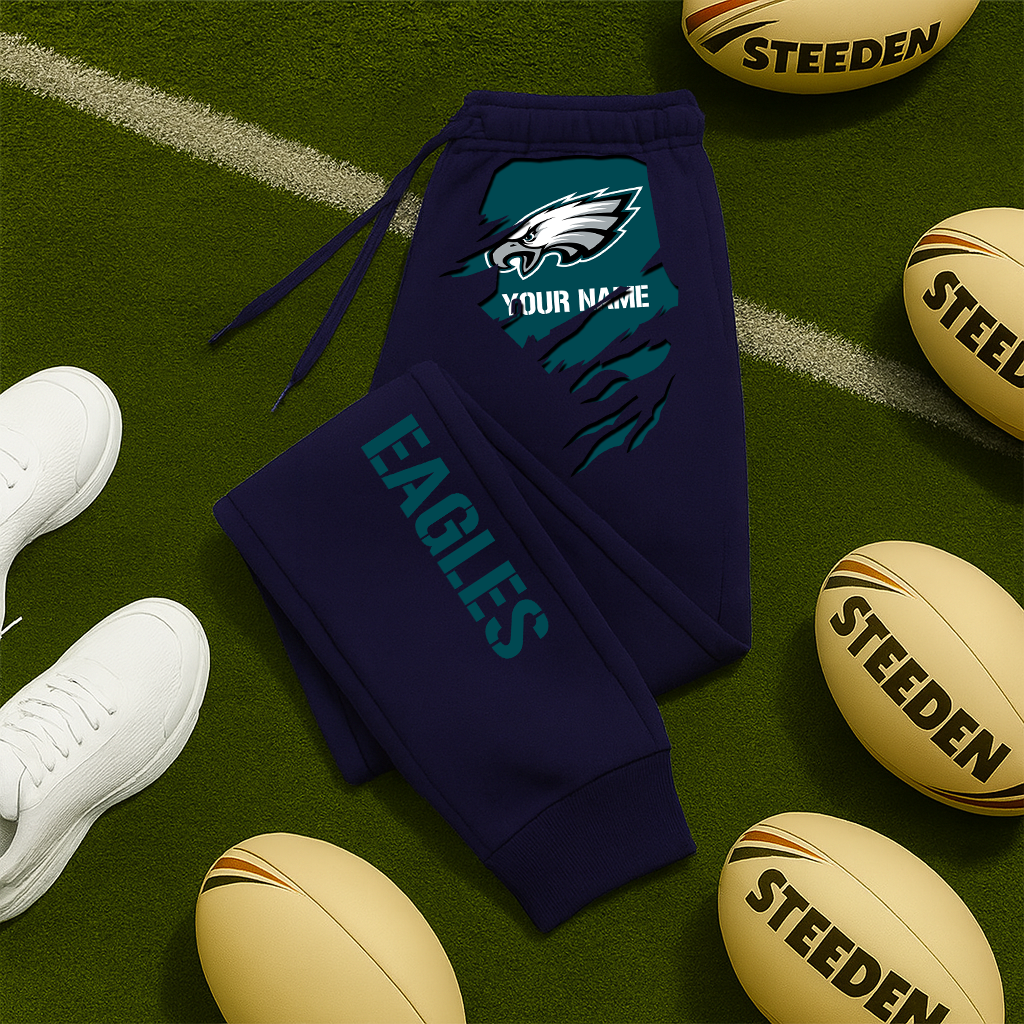 LIMITED EDITION - NEW PERSONALIZED NFL02 PPE PHILADELPHIA EAGLES JOGGERS