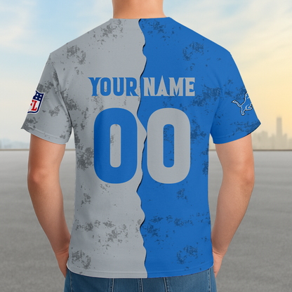 LIMITED EDITION - NEW CUSTOMIZED NFL04 DTL DETROIT LIONS UNISEX T-SHIRT, POLO, HOODIE & JACKETS