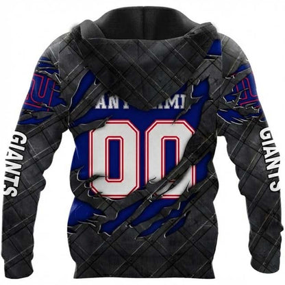 LIMITED EDITION - NEW CUSTOMIZED NFL32 NYG NEW YORK GIANTS UNISEX T-SHIRT, POLO, HOODIE & JACKETS