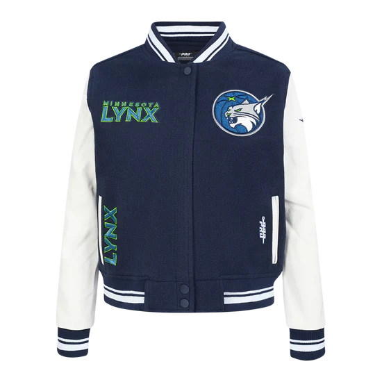 LIMITED EDITION - NEW CUSTOMIZED WNBA09 MNL MN LYNX BASEBALL JACKET, SATIN VARSITY JACKET 01