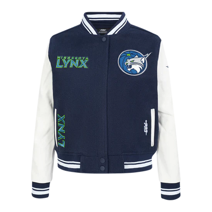 LIMITED EDITION - NEW CUSTOMIZED WNBA09 MNL MN LYNX BASEBALL JACKET, SATIN VARSITY JACKET 01