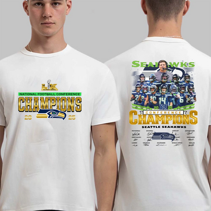 LIMITED EDITION - NEW CUSTOMIZED NFL06 SSH SEATTLE SEAHAWKS UNISEX T-SHIRT, POLO, HOODIE & JACKETS