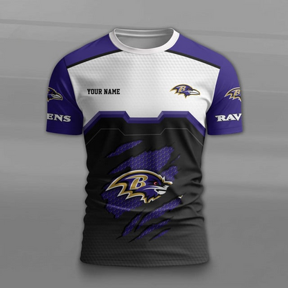 LIMITED EDITION - NEW CUSTOMIZED NFL28 BTR BALTIMORE RAVENS UNISEX T-SHIRT, POLO, HOODIE & JACKETS
