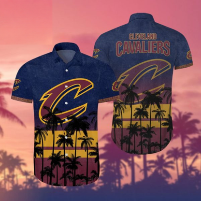 LIMITED EDITION - NEW CUSTOMIZED NBA02 CCA CLEVELAND CAVALIERS UNISEX HAWAIIAN SHIRT