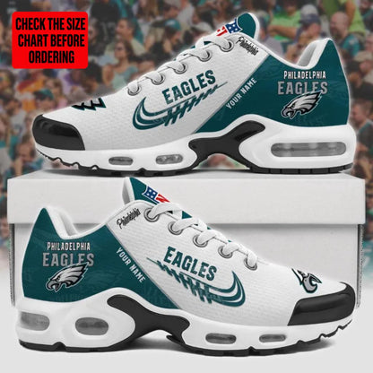 LIMITED EDITION - NEW CUSTOMIZED NFL02 PPE PHILADELPHIA EAGLES AIR MAX PLUS SNEAKERS