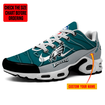 [SPECIAL OFFER] NEW CUSTOMIZED NFL02 PPE PHILADELPHIA EAGLES AIR MAX PLUS SNEAKERS