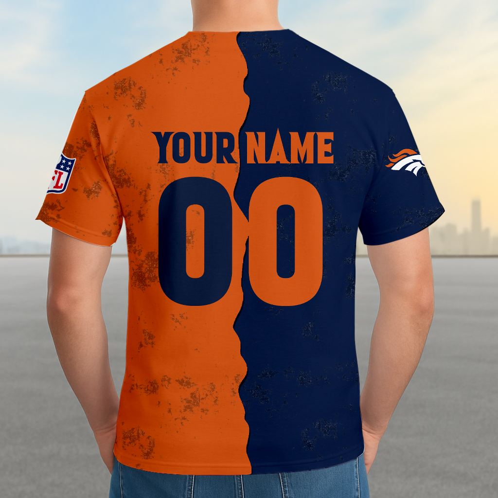 LIMITED EDITION - NEW CUSTOMIZED NFL13 DVB DENVER BRONCOS UNISEX T-SHIRT, POLO, HOODIE & JACKETS