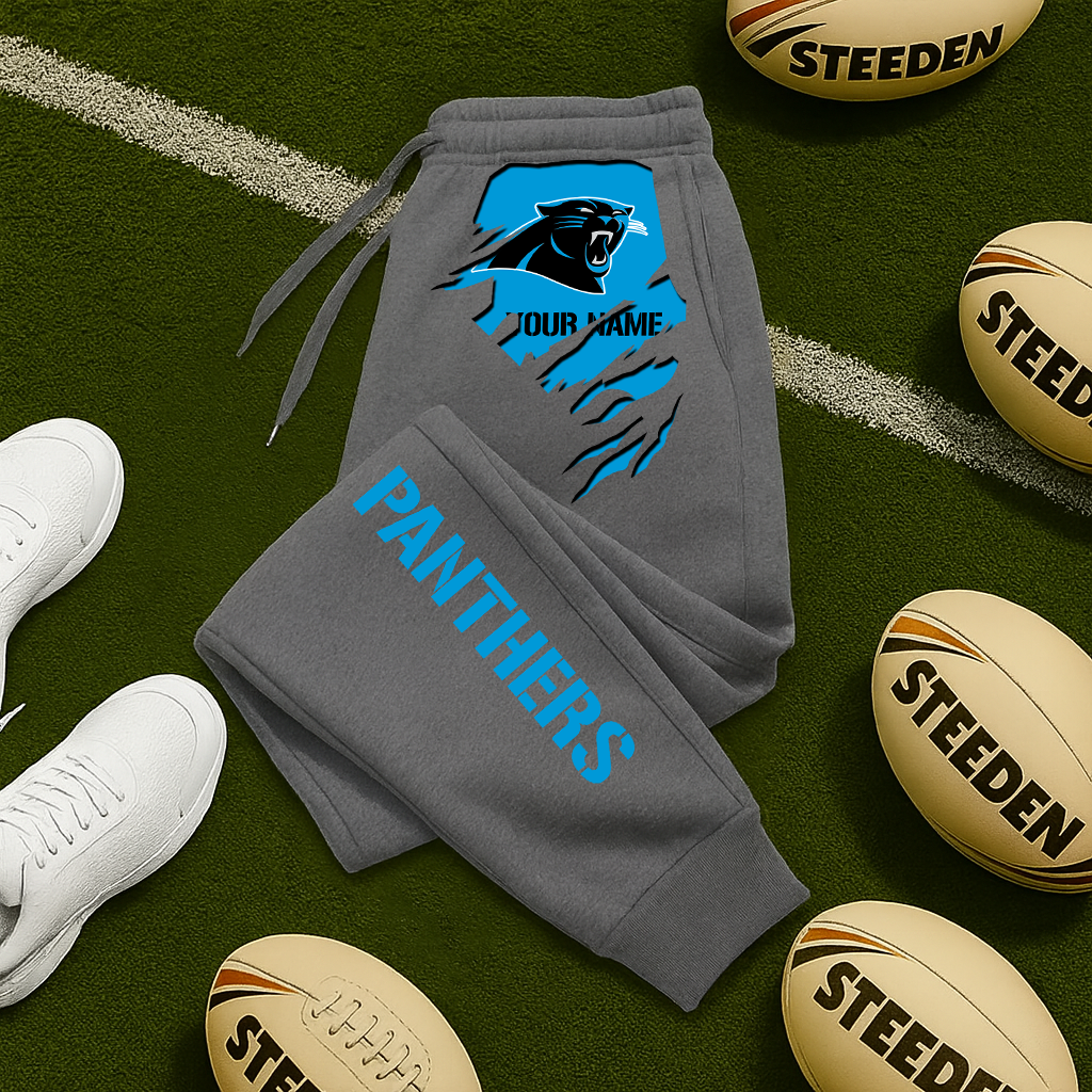 LIMITED EDITION - NEW PERSONALIZED NFL23 CLP CAROLINA PANTHERS JOGGERS