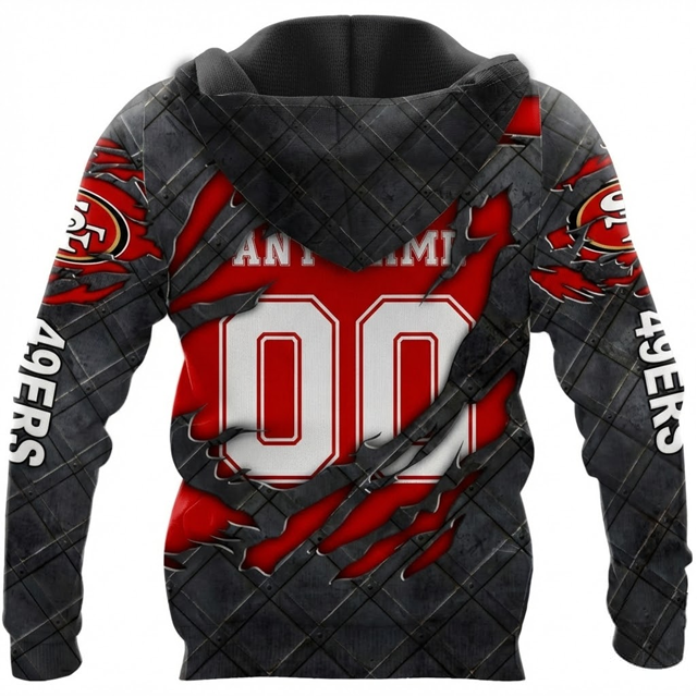 LIMITED EDITION - NEW CUSTOMIZED NFL11 SF49 SAN FRANCISCO 49ERS UNISEX T-SHIRT, POLO, HOODIE & JACKETS