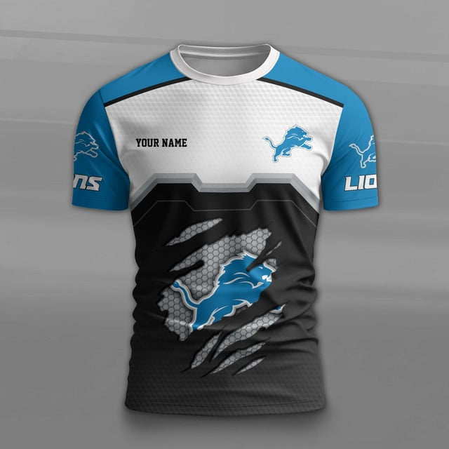 LIMITED EDITION - NEW CUSTOMIZED NFL04 DTL DETROIT LIONS UNISEX T-SHIRT, POLO, HOODIE & JACKETS