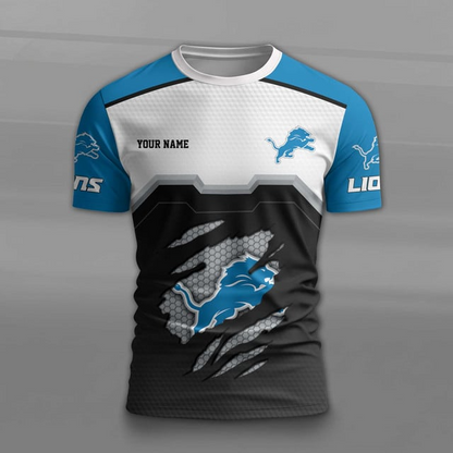 LIMITED EDITION - NEW CUSTOMIZED NFL04 DTL DETROIT LIONS UNISEX T-SHIRT, POLO, HOODIE & JACKETS