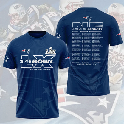 LIMITED EDITION - NEW CUSTOMIZED NFL27 NEP NEW ENGLAND PATRIOTS UNISEX T-SHIRT, POLO, HOODIE & JACKETS