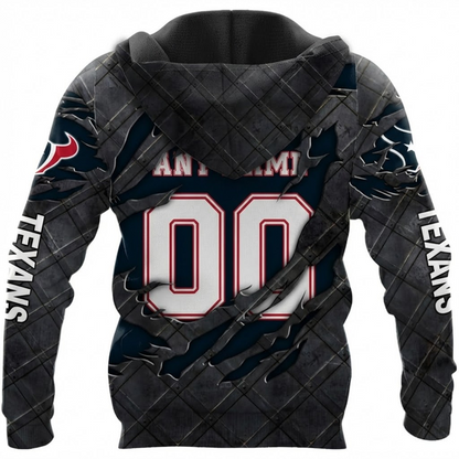 LIMITED EDITION - NEW CUSTOMIZED NFL15 HTT HOUSTON TEXANS UNISEX T-SHIRT, POLO, HOODIE & JACKETS