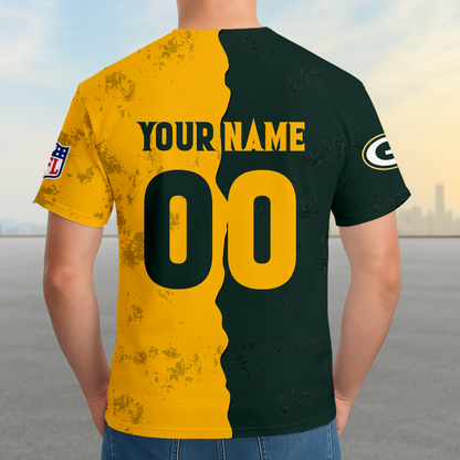 LIMITED EDITION - NEW CUSTOMIZED NFL08 GBP GREEN BAY PACKERS UNISEX T-SHIRT, POLO, HOODIE & JACKETS