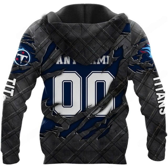 LIMITED EDITION - NEW CUSTOMIZED NFL31 TST TENNESSEE TITANS UNISEX T-SHIRT, POLO, HOODIE & JACKETS