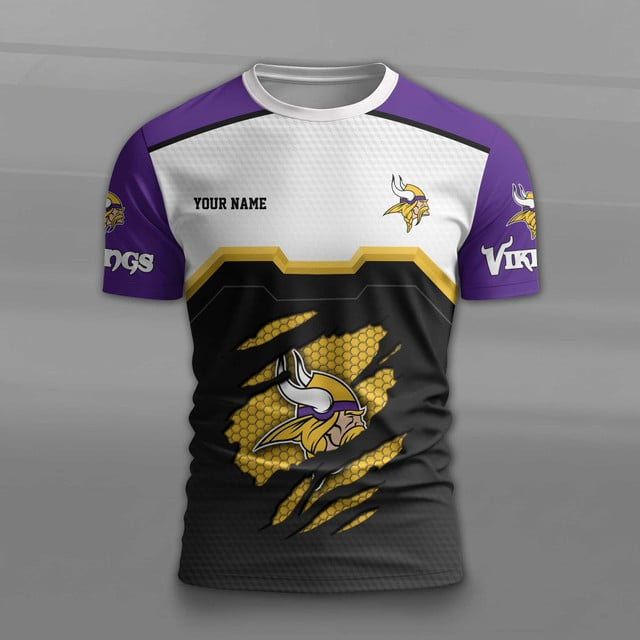 LIMITED EDITION - NEW CUSTOMIZED NFL05 MVK MINNESOTA VIKINGS UNISEX T-SHIRT, POLO, HOODIE & JACKETS