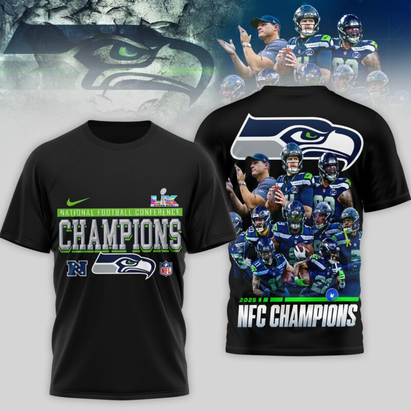 LIMITED EDITION - NEW CUSTOMIZED NFL06 SSH SEATTLE SEAHAWKS UNISEX T-SHIRT, POLO, HOODIE & JACKETS