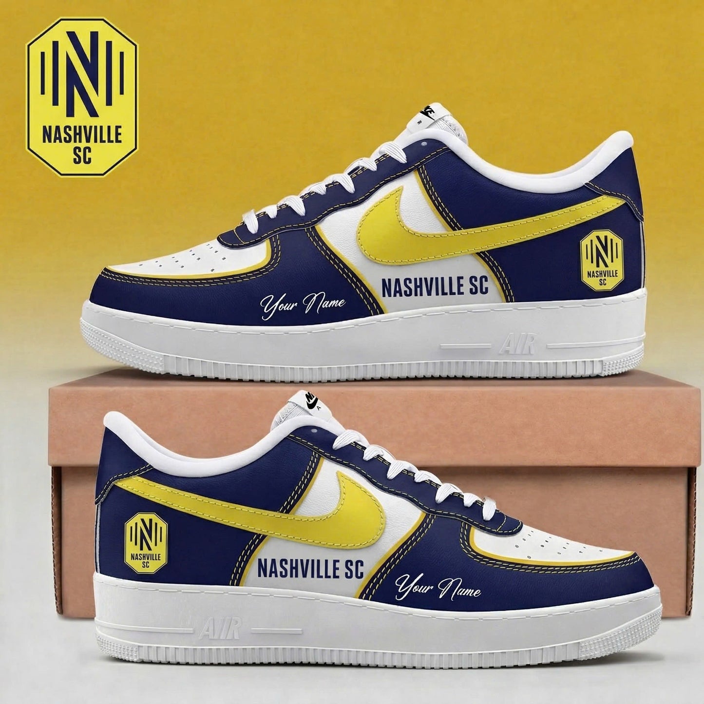 ENDING TODAY - NEW CUSTOMIZED MLS02 NSC NASHVILLE AF1 SNEAKERS