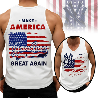 LIMITED EDITION - NEW CUSTOMIZED MLB01 NYY NEW YORK YANKEES UNISEX TANK TOP