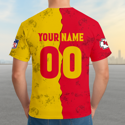 LIMITED EDITION - NEW CUSTOMIZED NFL01 KCC KANSAS CITY CHIEFS UNISEX T-SHIRT, POLO, HOODIE & JACKETS