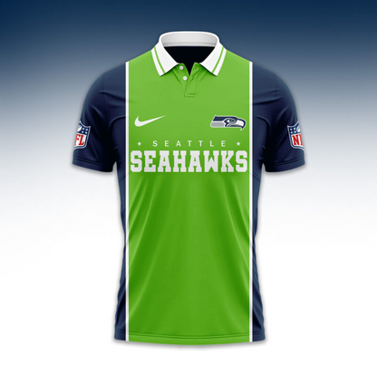 LIMITED EDITION - NEW CUSTOMIZED NFL06 SSH SEATTLE SEAHAWKS UNISEX T-SHIRT, POLO, HOODIE & JACKETS