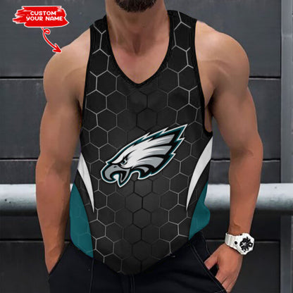[SPECIAL OFFER] NEW CUSTOMIZED NFL02 PPE PHILADELPHIA EAGLES UNISEX TANK TOP