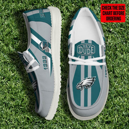 [SPECIAL OFFER] NEW CUSTOMIZED NFL02 PPE PHILADELPHIA EAGLES LOAFER SHOES