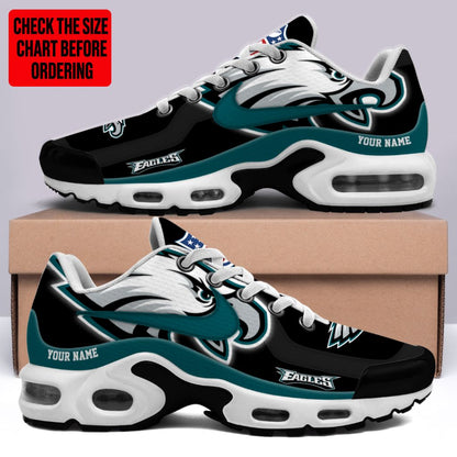 LIMITED EDITION - NEW CUSTOMIZED NFL02 PPE PHILADELPHIA EAGLES AIR MAX PLUS SNEAKERS