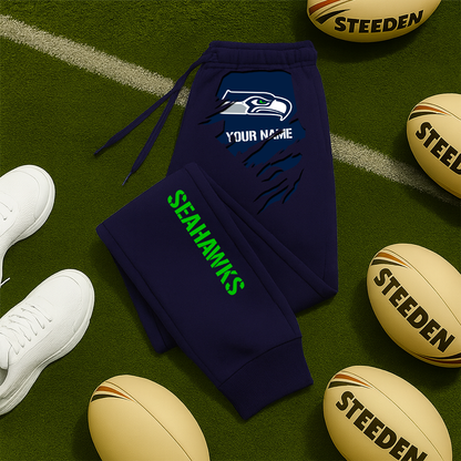LIMITED EDITION - NEW PERSONALIZED NFL06 SSH SEATTLE SEAHAWKS JOGGERS
