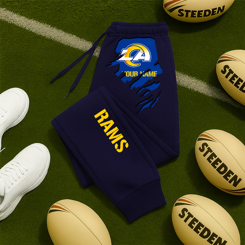 LIMITED EDITION - NEW PERSONALIZED NFL22 LAR LOS ANGELES RAMS JOGGERS