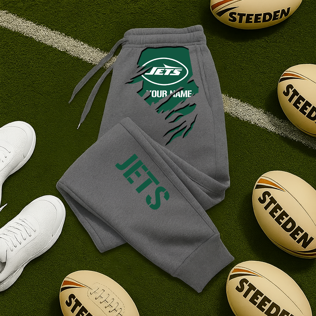 LIMITED EDITION - NEW PERSONALIZED NFL25 NYJ NEW YORK JETS JOGGERS