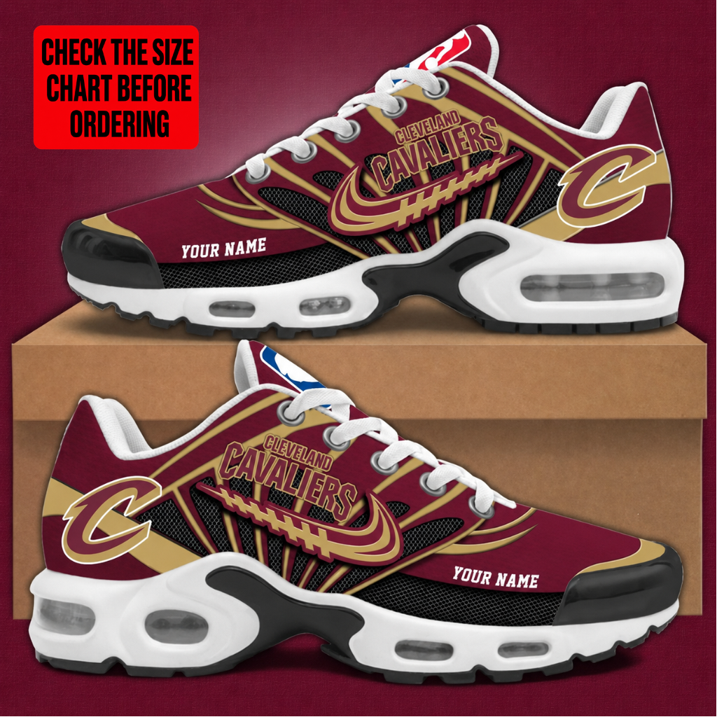 [HOT DEAL] NEW CUSTOMIZED NBA02 CCA CLEVELAND CAVALIERS AIR MAX PLUS SNEAKERS