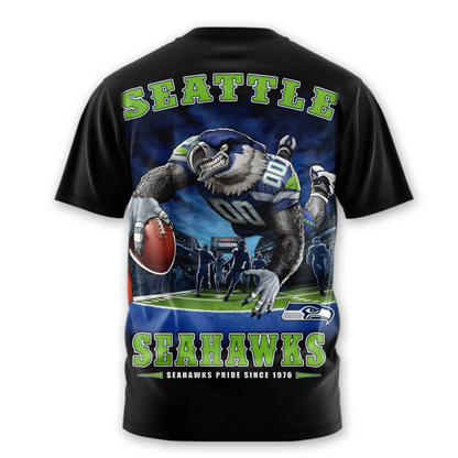 LIMITED EDITION - NEW CUSTOMIZED NFL06 SSH SEATTLE SEAHAWKS UNISEX T-SHIRT, POLO, HOODIE & JACKETS