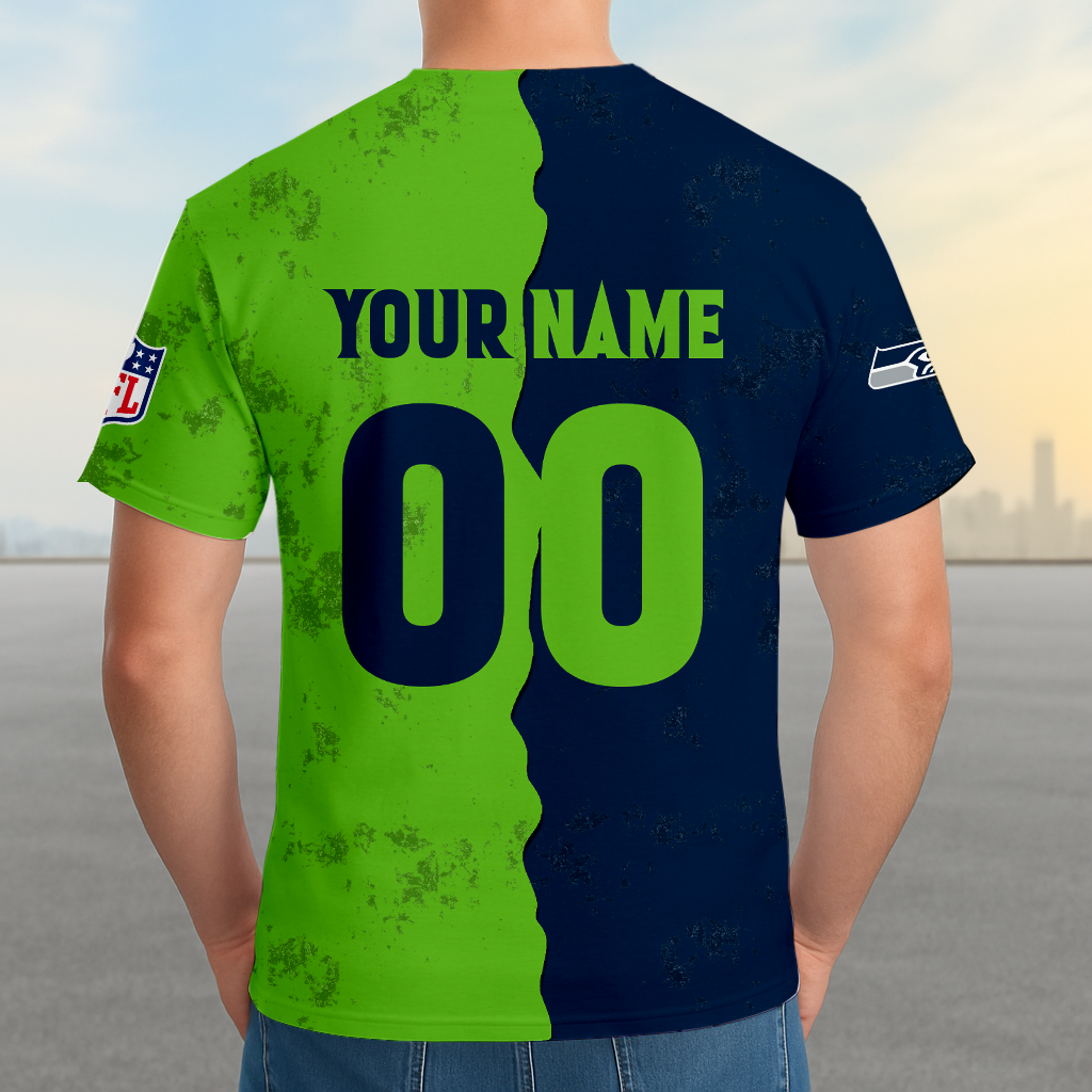 LIMITED EDITION - NEW CUSTOMIZED NFL06 SSH SEATTLE SEAHAWKS UNISEX T-SHIRT, POLO, HOODIE & JACKETS