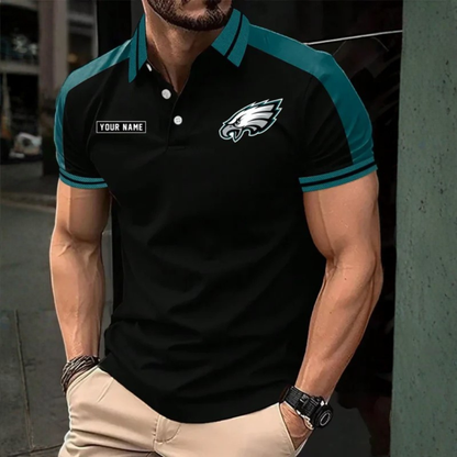 [SPECIAL OFFER] NEW CUSTOMIZED NFL02 PPE PHILADELPHIA EAGLES POLO SHIRT