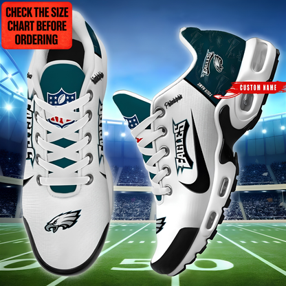 [SPECIAL OFFER] NEW CUSTOMIZED NFL02 PPE PHILADELPHIA EAGLES AIR MAX PLUS SNEAKERS
