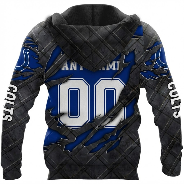 LIMITED EDITION - NEW CUSTOMIZED NFL17 IDC INDIANAPOLIS COLTS UNISEX T-SHIRT, POLO, HOODIE & JACKETS