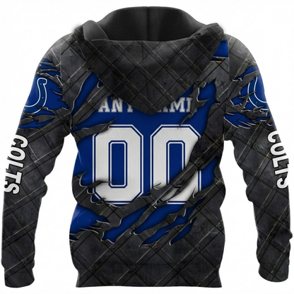 LIMITED EDITION - NEW CUSTOMIZED NFL17 IDC INDIANAPOLIS COLTS UNISEX T-SHIRT, POLO, HOODIE & JACKETS