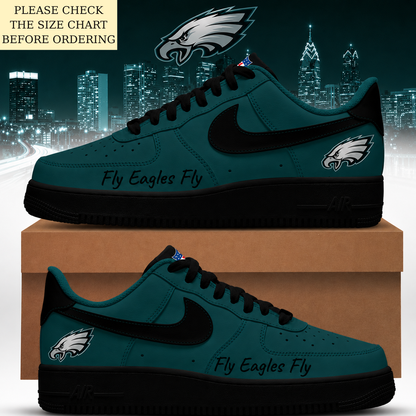 LIMITED EDITION - NEW CUSTOMIZED NFL02 PPE PHILADELPHIA EAGLES AF1 SHOES