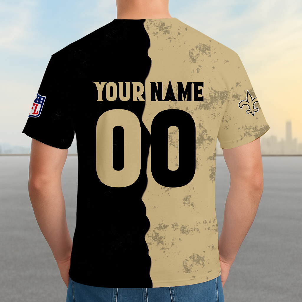 LIMITED EDITION - NEW CUSTOMIZED NFL24 NOS NEW ORLEANS SAINTS UNISEX T-SHIRT, POLO, HOODIE & JACKETS